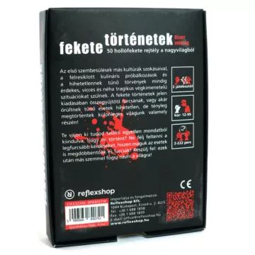 Černé příběhy: Bizarní realita, karetní hra v maďarštině - .obrázek