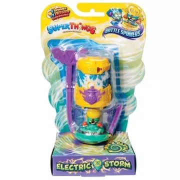 SuperThings: Peão de Batalha com Figura - Electric Storm, dois tipos - .Imagem