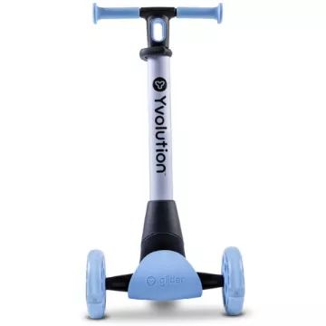 Y Glider: Luna 2 az 1-ben roller és bébitaxi - Kék - . kép