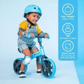 Y- Velo Junior bicikl bez pedala - plavi - .slika