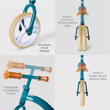 Y-Velo: Junior Air - Odrážedlo - zelená - .obrázek