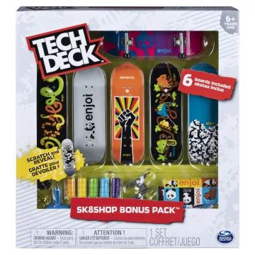 Tech Deck: Sõrmelauakomplekt - 6 tükki, erinevad mudelid - .pilt