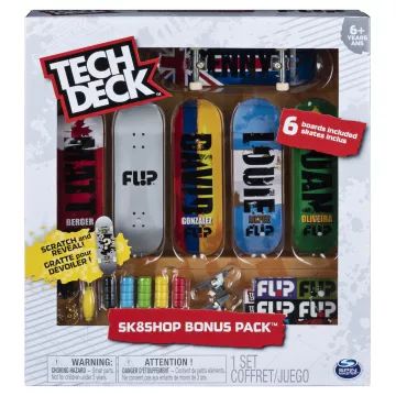 Tech Deck: Колекция от Fingerboard - различни, 6 броя - . изображение