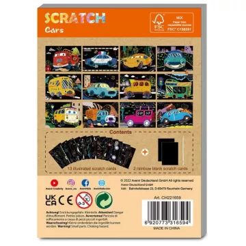 Avenir: Mini carte de gravat - mașini - .foto