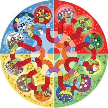 Bogyó e Babóca: Gioco da tavolo mensile - in lingua ungherese - .immagine