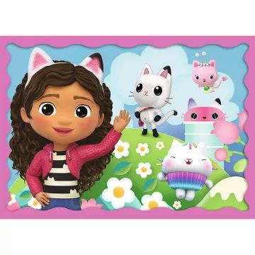 Trefl: Gabi casa de păpuși, Puzzle 4 în 1 - 35, 48, 54, 70 piese - .foto