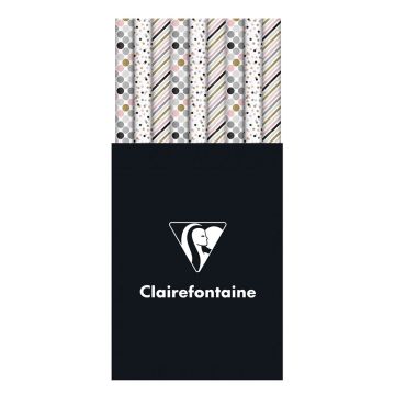Triibuline ja täpiline rullpakkepaber - 70 x 200 cm, mitmesugune - .pilt