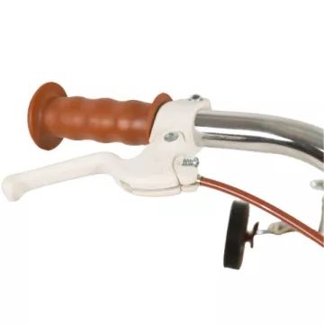 Toimsa: Vintage kinderfiets, maat 16, beige - .afbeelding