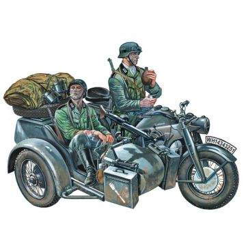 Italeri: Model motocykla Zündapp KS750 w skali 1:35 - .zdjęcie 