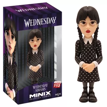 Minix: Wednesday – Wednesday Addams figura, 12 cm