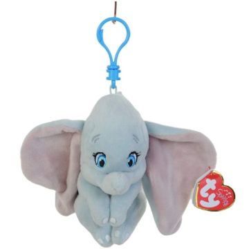 TY Beanie Babies: Dumbo plüssfigura hanggal - 8 cm