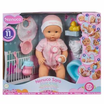 Păpușa interactivă Nenuco Sara cu accesorii