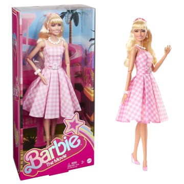 Barbie, film: lutka Barbie u kariranoj haljini - .slika