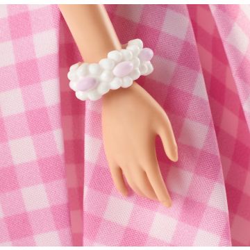 Barbie, film: lutka Barbie v karirani obleki - .slika