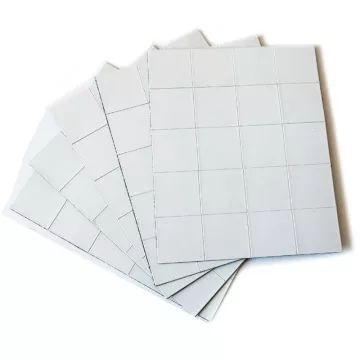 CreArt: Öntapadós négyzet alakú mágneslap, 20 x 20 mm - 100 db - . kép