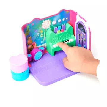 Gabi hiša za lutke: Deluxe igralni set - glasbena soba Dj Catnipa - .slika
