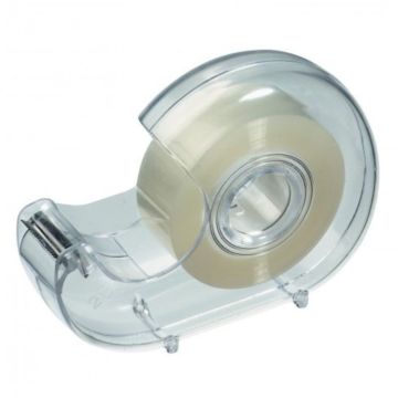 Cinta adhesiva con dispensador de corte recargable - 19 mm x 33 m