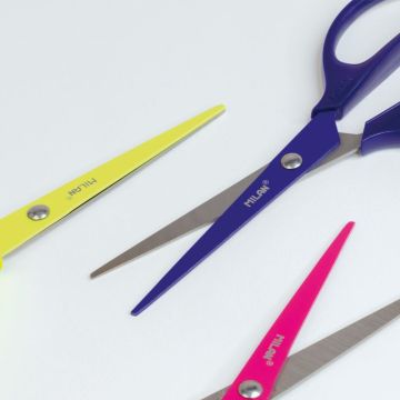 Milani: Acid šķēres ar smailiem galiem, 17 cm - zils - .attēls