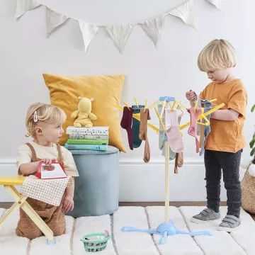 Set voor het wassen en strijken van vaatwerk - .afbeelding