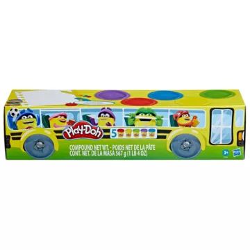 Play-Doh: Pachet de plastilină „Începe școala” - set de 5 bucăți - .foto