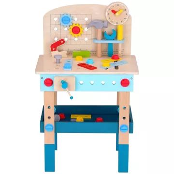 Tooky Toy: Bancada de Madeira com Ferramentas - .Imagem