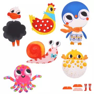 Tookyland: Zestaw do tworzenia zdjęć z kolorowymi pomponami - .zdjęcie 