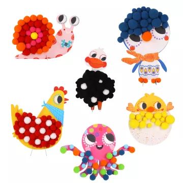 Tookyland: set de creat imagini cu pompom - .foto