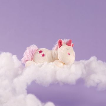 Nici: Alvó Theodor unikornis plüssfigura - 16 cm - . kép
