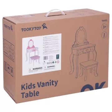 Tooky Toy: Houten kaptafel met hartvormige versiering - .afbeelding