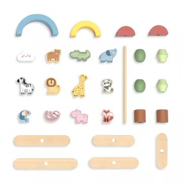 Tooky Toy: Jeu d'équilibre et de construction de tour avec animaux - .image