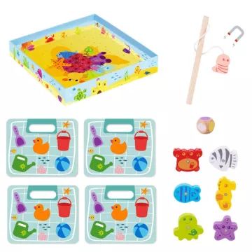 Tooky Toy: Μαγνητικό παιχνίδι δεξιοτήτων ψαρέματος - .εικόνα