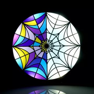 Środa: Mozaikowa lampa (okno) - .zdjęcie 
