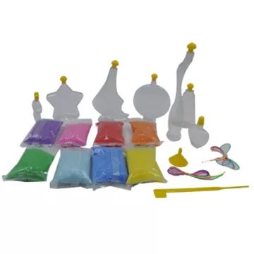 Karácsonyi homok üvegdísz készítő készlet - . kép