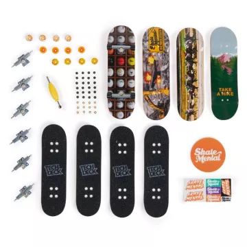 Tech Deck: set da fingerboard con 4 pezzi - variati - .immagine