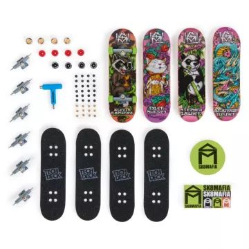 Tech Deck: 4-es ujjgördeszka csomag - többféle - . kép
