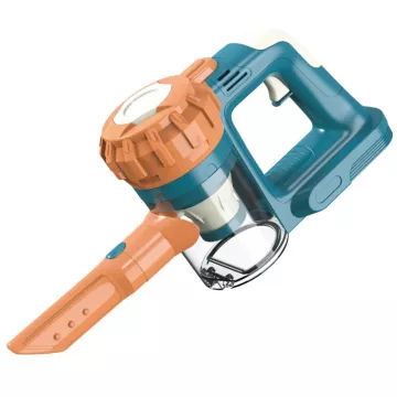 3-in-1 elektrische mini speelgoedstofzuiger - blauw-oranje - .afbeelding