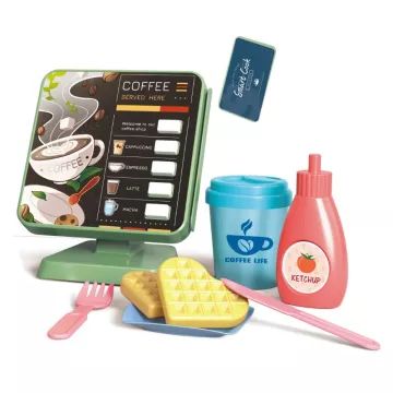 Mini-Multifunktions-Kaffeemaschinen-Set mit Touch-Bestelltafel - . bild aus