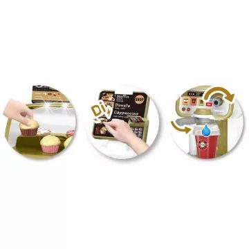 Koffie- en dessertbestelpunt met koffiemachine - .afbeelding