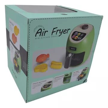 Frytkownica beztłuszczowa z dźwiękiem, światłem i zmieniającymi kolor potrawami – 22 cm - .zdjęcie 