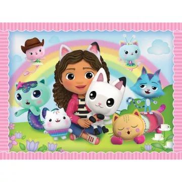 Trefl: Puzzle e gioco di memoria di Gabby nella Casa delle Bambole - .immagine