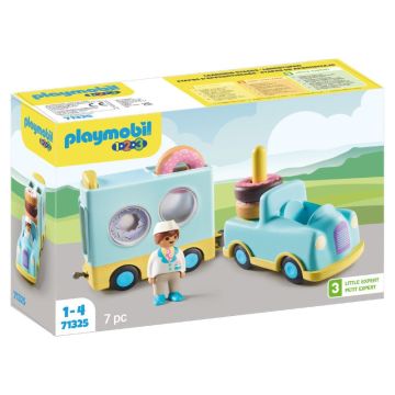 Playmobil 1.2.3: Fánkos autó rakodó és válogató funkcióval 71325