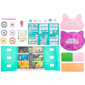 Gabby ' s Dollhouse: zestaw z plasteliną i domkiem - .zdjęcie 