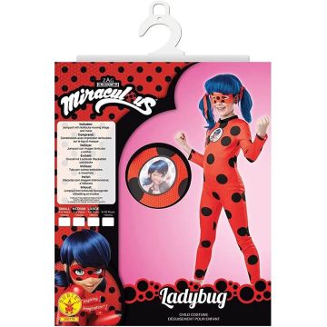 Rubies: Fantasia da Ladybug 7-8 anos - 117-128 cm - .Imagem