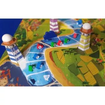 Lighthouse Run jeu de société en hongrois. - .image