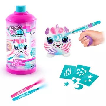 Airbrush Plush: Plyšová figurka Style 4 Ever, kterou lze vybarvit. - .obrázek