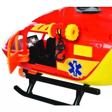 Dickie: Helicóptero de Resgate com luzes e som - 36 cm - .Imagem