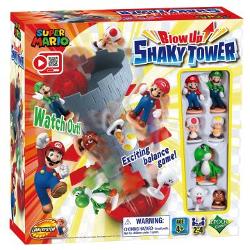 Super Mario: Blow Up! Shaky tower ügyességi társasjáték