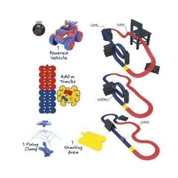Smoby: Póki e os seus incríveis amigos - Conjunto de pista FleXtreme - Póki - .Imagem