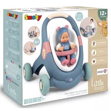 Little Smoby: 3 w 1 wózek dla lalek z lalką - .zdjęcie 