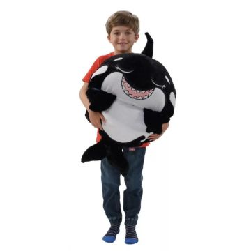 Happy Nappers: 2 în 1 sac de dormit și pernă - rechinul Ozzy, 137 cm - .foto